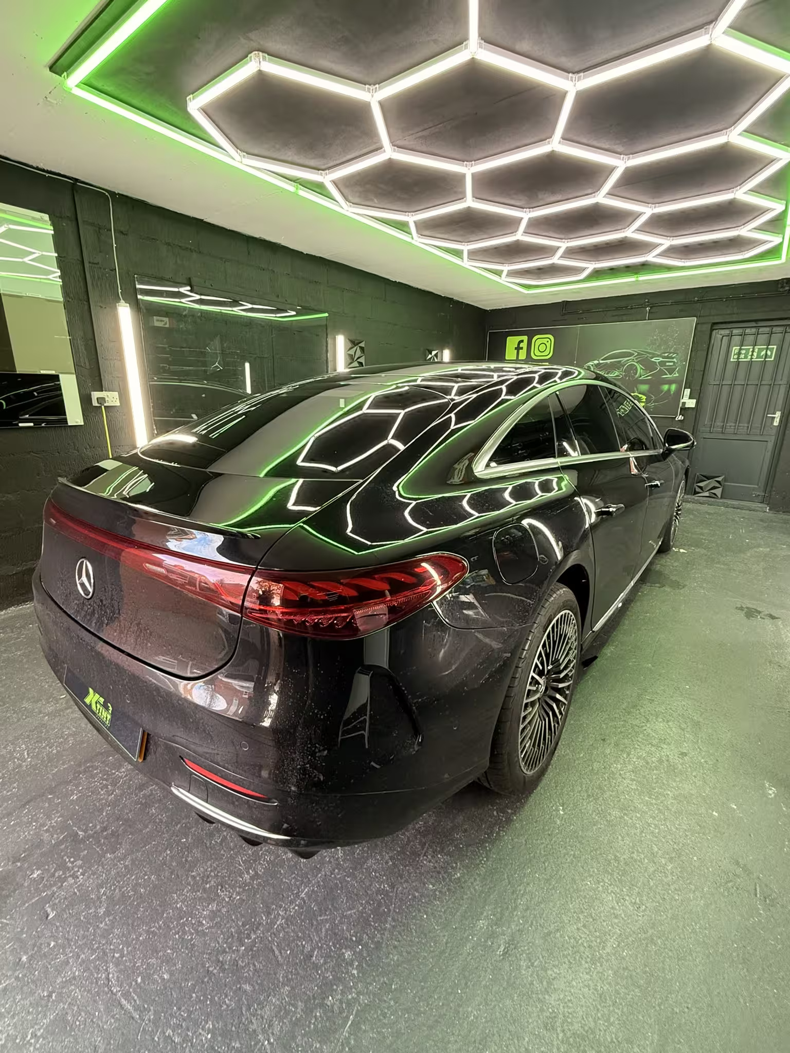 Mercedes EQS tinted